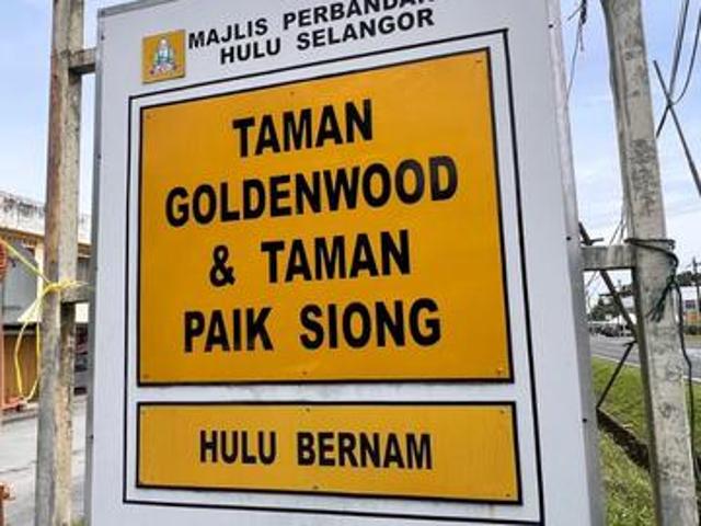 Near Tol Single Storey Terrace Taman PaikSiong Tanjung Malim For Sale