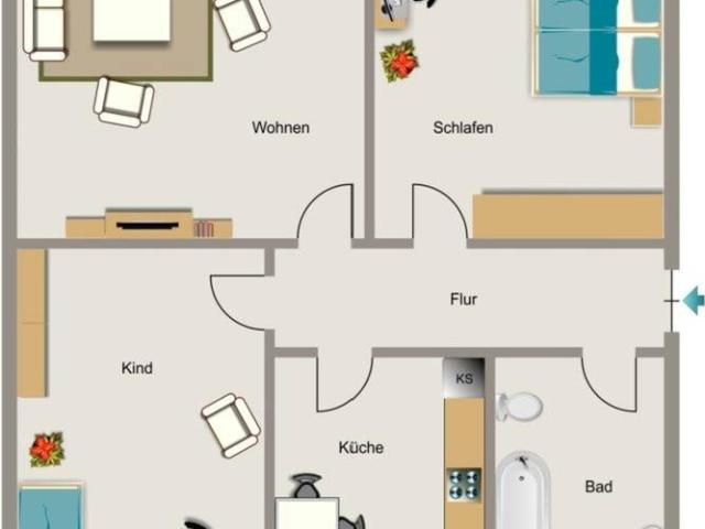 Nebenkosten, for rent at Edmundstraße 35, Uerdingen, Krefeld 47829