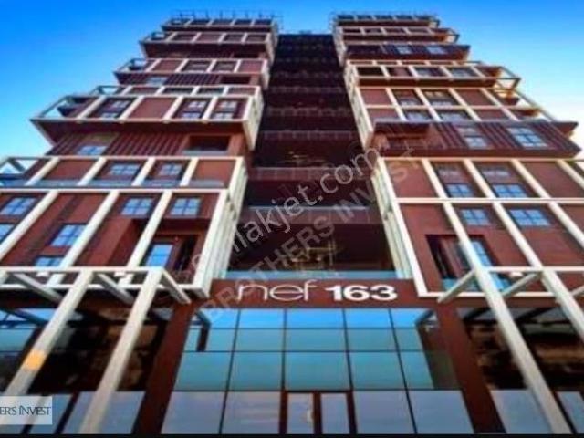Nef Levent 163'te Yatırımlık 1+1 Rezidans, Yüksek Kat, Plazalar
