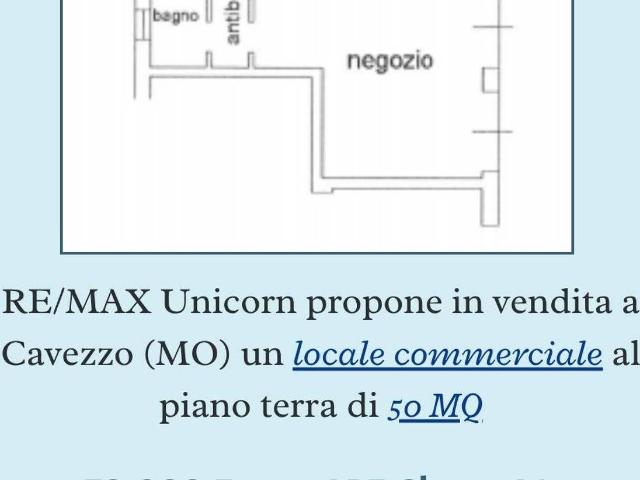 Negozio in vendita a Cavezzo