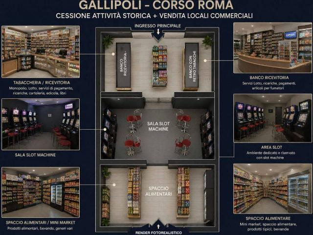 Negozio in vendita a Gallipoli