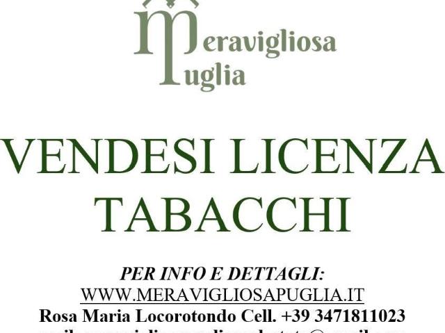 Tabaccheria in vendita a Ostuni