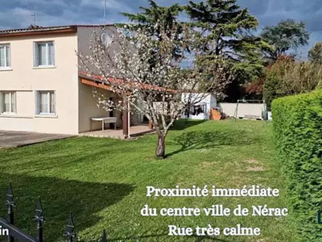 Nérac 47600 Achat / Vente maison 4 pièces t4 terrasse parking