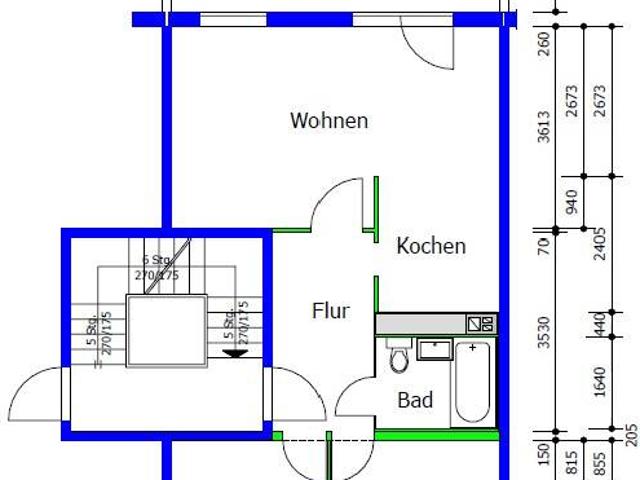 Nettokaltmiete exkl. Betriebskosten, for rent at Am Himmelreich 84, Suhl, Suhl 98527