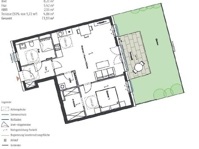 Nettokaltmiete exkl. Betriebskosten, for rent at Regattastr. 7, Grünau, Berlin 12527