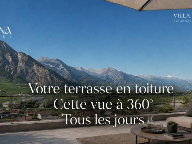 NEUVE 102 m2 de Terrasses et ROOF TOP pour cette VILLA 4.5 pcs de 316 m2 utile
