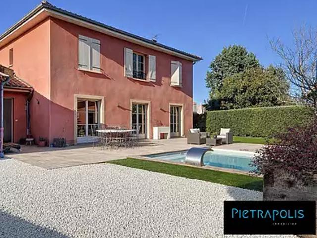 Neuville sur Saône 69250 Achat / Vente maison 5 pièces t5 piscine terrasse