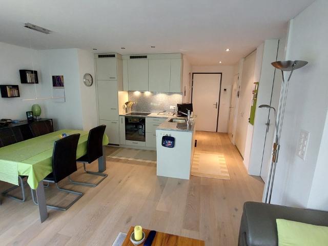 neuwertige 3.5 Zimmer Parterre Wohnung voll möbliert