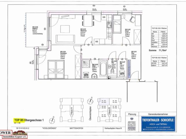 Neuwertige 3 Zimmer Wohnung mit großen Balkon & Carport!
