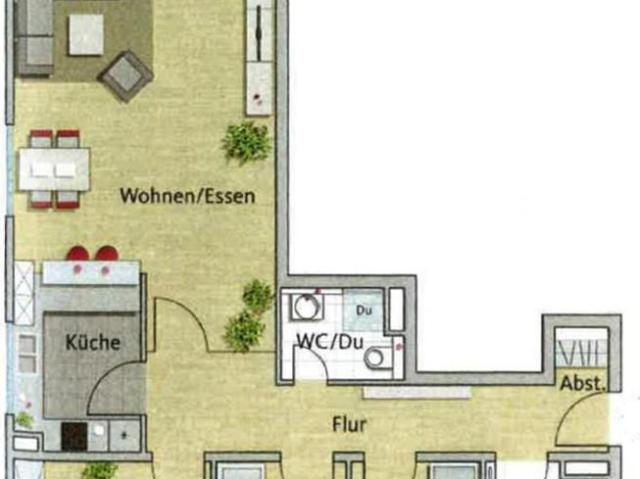 Neuwertige 4 Zimmer Wohnung mit Loggia, TG Stellplatz und Aufzug