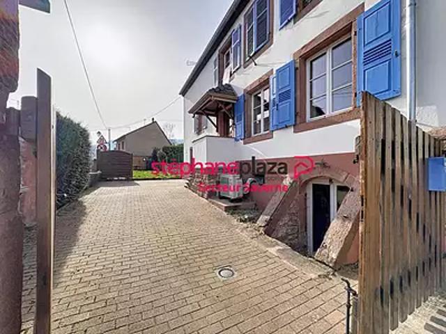 Neuwiller lès Saverne 67330 Achat / Vente maison 5 pièces t5 au dernier étage cave