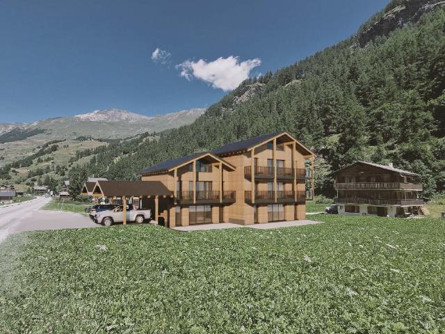 NEU – Im Projekt: Wohnung im Erdgeschoss mit 3 Schlafzimmern und Terrasse – Les Haudères