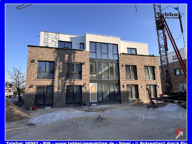 Neubautraum in Sögel! Eigentumswohnung im 1. Obergeschoss!