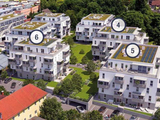 Neubauwohnung im Graumann Park: Nachhaltig mit Kühlung, direkt im Zentrum