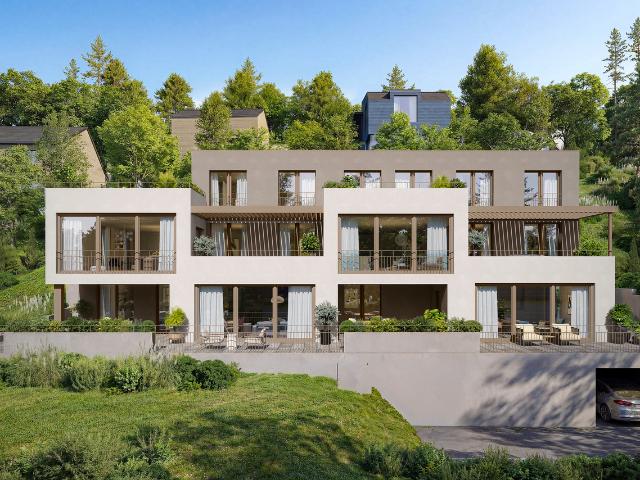 Neubau an attraktiver Hanglage 3.5 Gartenwohnung Seon