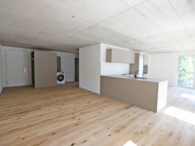 Neubau 3.5 Zimmerwohnung mit sonnigem Sitzplatz!