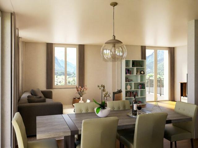 Neubau 3.5 Zimmerwohnung Nr. 3 mit Südbalkon Schönbühl 360° Wilderswil