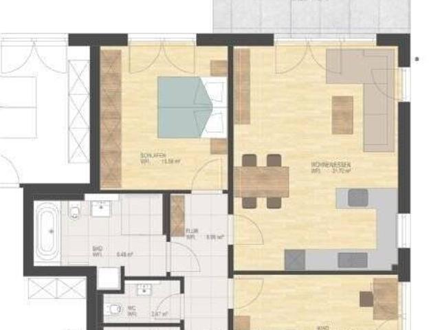Neubau 3 Zimmer ETW mit eigenem Garten