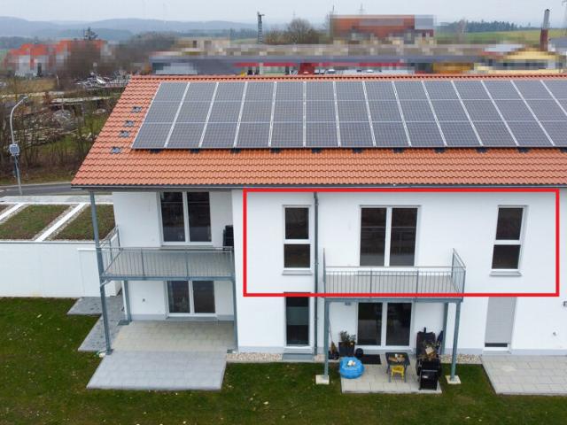 NEUBAU, 3 Zimmer, KfW 40 QNG mit 76,73 m², 1. OG mit Balkon, Whg #8