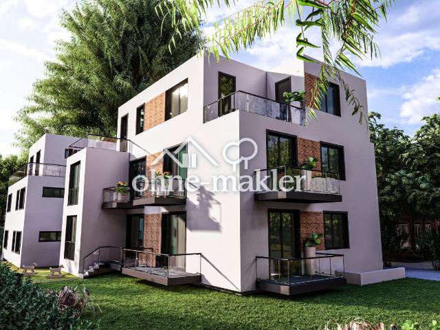 Neubau 3 Zimmer Wohnung Energieeffizienz A+ im EG mit geh. Innenaussattung, EBK, Balkon