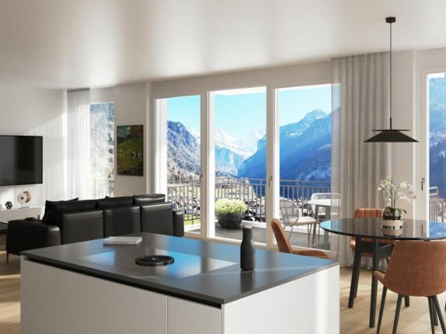 Neubau 4.5 Zimmer Penthouse Nr. 18 im Mehrfamilienhaus Schönbühl 360° in Wilderswil