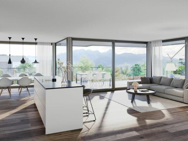 Neubau 4½ Zi Erdgeschoss Wohnung in Hilterfingen am Thunersee