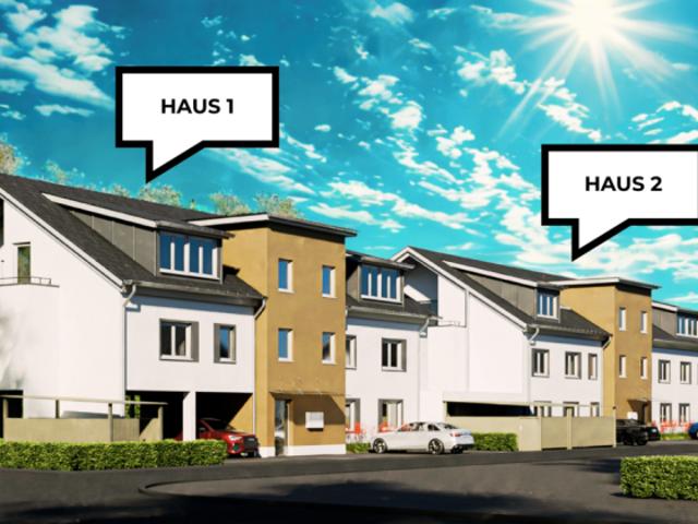 NEUBAU * 5% degressive Abschreibung * 2 Zimmer Wohnung im OG mit Südbalkon * 57,95 qm