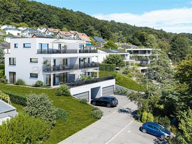 Neubau 6.5 Zi. Haus mit Attika, Garten & Top Lage bei Rheinfall