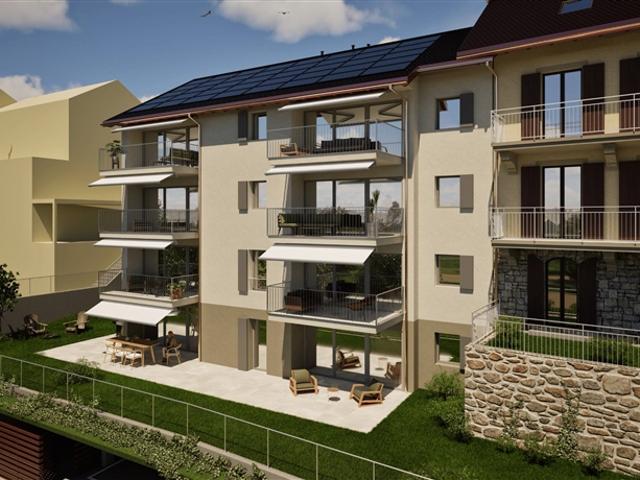 Neubau 6 Wohnungen, Minergie Label + 4 Wohnungen in einem bestehenden Gebäude