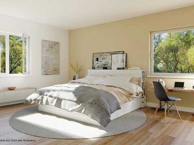 NEUBAU + 6 Zi. Wohnung mit Hobbyraum und großem Garten