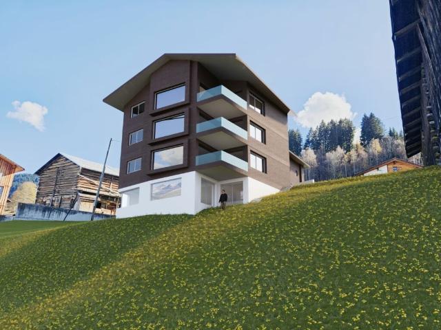 Neubau Chasa Pilavarda 4.5 Zimmer Wohnung im Dachgeschoss