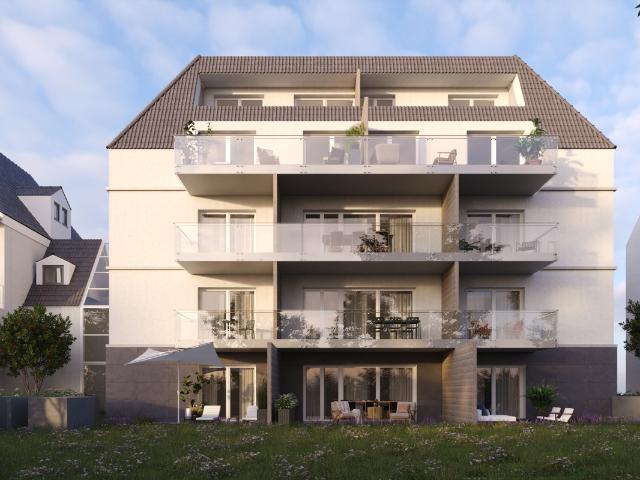 Neubau barrierefreies, zukunftweisendes, klimaneutrales Wohnen und Arbeiten