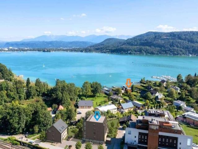 Neubau‑Gartenwohnung mit eigenem Badeplatz am Wörthersee