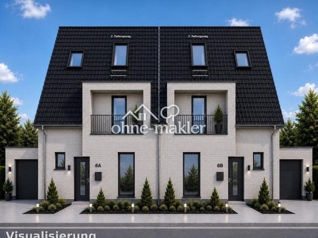 Neubau Doppelhaushälfte | 155 m² Wohnfläche | 5 Zimmer | Garage | Provisionsfrei