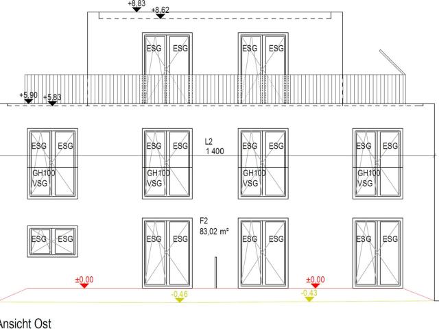 Neubau Doppelhaushälfte in Massivbauweise inkl. 2 Parkplätzen