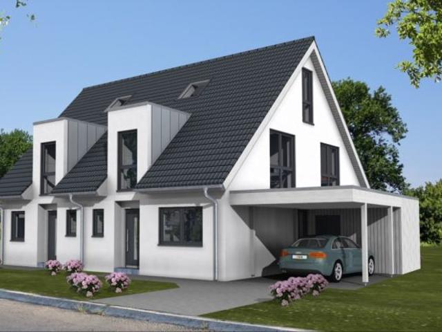 Neubau Doppelhaushälften, teilunterkellert, inkl. Grundstück ZENTRAL in LINTORF *KfW 40