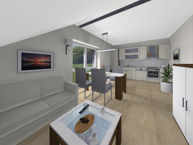 ÖTZINGEN: Provisionsfreie Neubauwohnung Dachgeschoss KfW 40 zum Verkauf!