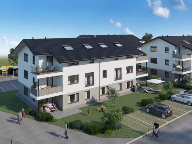 NEUBAU Eigentumswohnungen in Untersiemau! Moderne Wohnungen im Dachgeschoss mit Balkon und Parkplatzmöglichkeit!