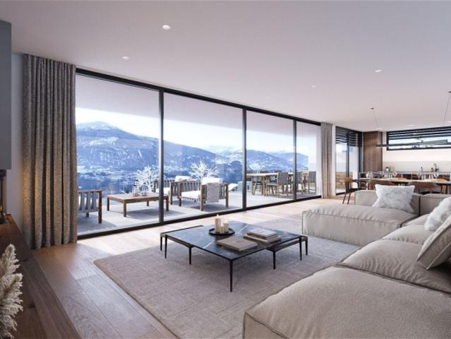 Neubau einer Luxusvilla mit 5,5 Zimmern in Chermignon d'en haut