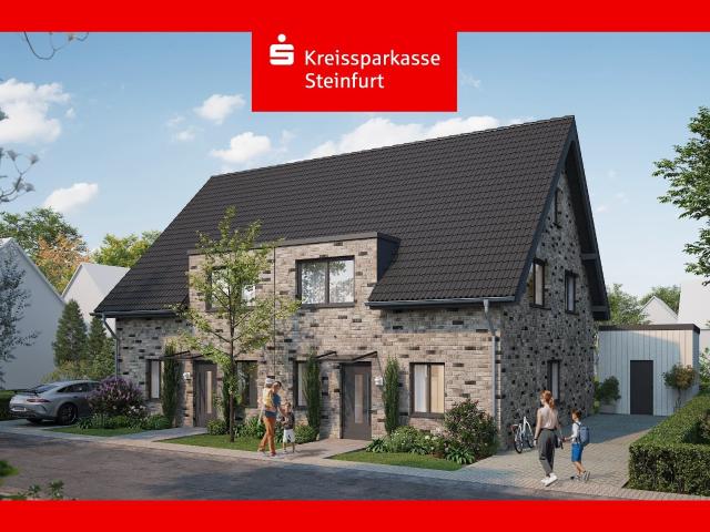 Neubau einer modernen und nachhaltigen Doppelhaushälfte