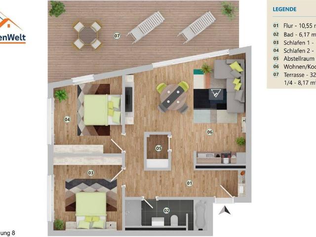 Neubau eines modernen Mehrfamilienhauses im Ostviertel von Göttingen