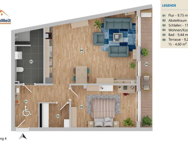 Neubau eines modernen Mehrfamilienhauses im Ostviertel von Göttingen