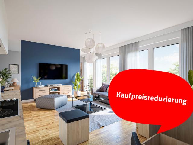 Neubau: Erdgeschosswohnung mit Außenstellplatz und großem Balkon