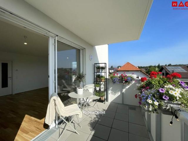 Neubau Erstbezug mit sonnigem Balkon & Kaufoption – Zentrale Lage in Leonding/Doppl | Sofort besichtigen statt vom Plan kaufen!