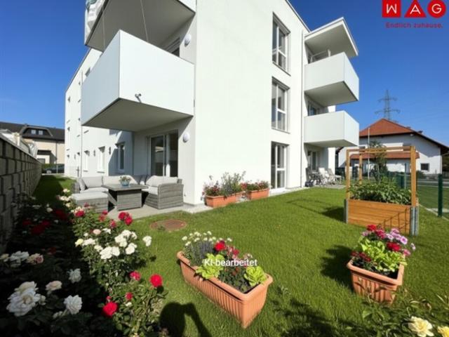 Neubau Erstbezug mit sonnigem Garten & Kaufoption – Zentrale Lage in Leonding/Doppl | Sofort besichtigen statt vom Plan kaufen!