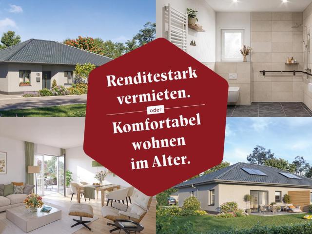 Neubau Investment mit Steuervorteilen & KfW Förderung Bungalows für Senioren