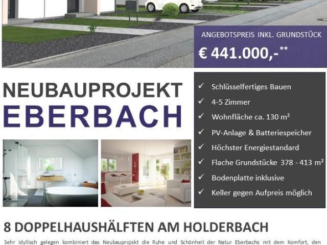 Neubau in Eberbach / freistehendes Haus oder Doppelhaushälften