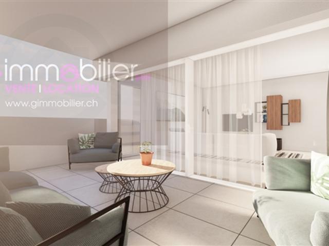 Neubau in Monthey – Zeitgenössische Wohnungen im Herzen des Bezirks unter dem Bahnhof