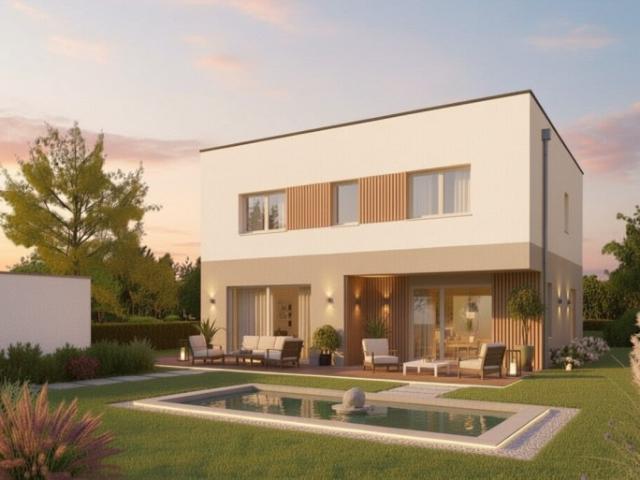 NEUBAU in Wilhering Reith, exklusives Einfamilienhaus mit großer Garage in wunderschöner Grünruhelage