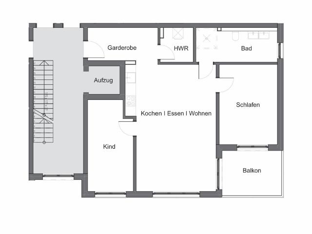 Neubau: moderne 3 Zimmer Wohnung mit EBK und Balkon in Niedernberg Aurelion Immobilien Aschaffenburg